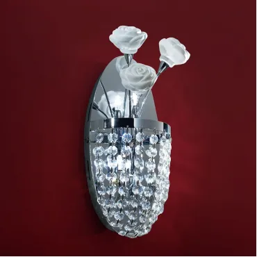 Бра Citilux Rosa EL325W02.1 Цвет арматуры хром Цвет плафонов белый