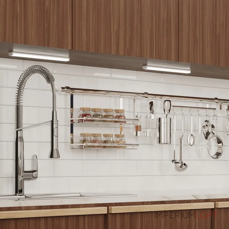 Модульный светильник Gauss Touch G 9023531235 Цвет арматуры серебро Цвет плафонов белый от ImperiumLoft