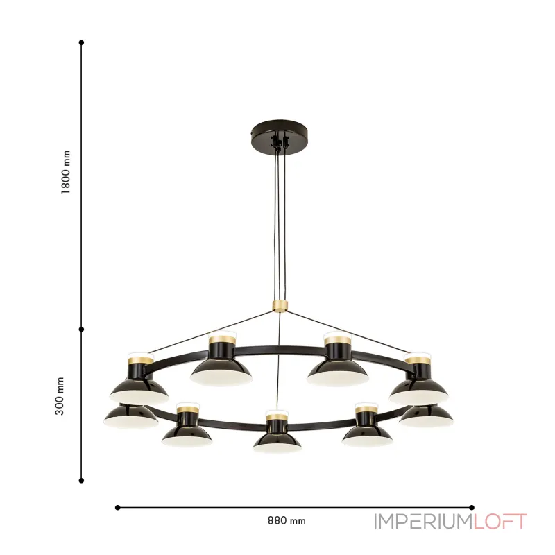 Подвесная люстра Favourite Tatti 4516-9P от ImperiumLoft Подвесная люстра Favourite Tatti 4516-9P от ImperiumLoft
