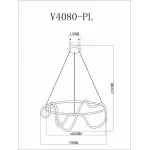 Подвесная люстра Moderli TRUE V4080-PL