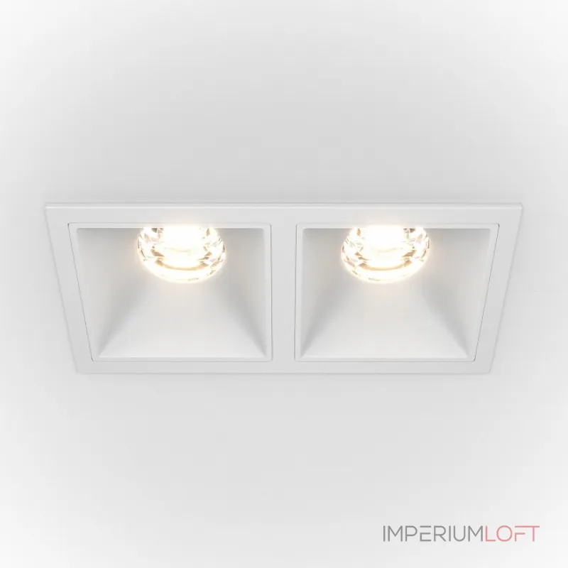 Встраиваемый светильник Maytoni Alfa DL043-02-10W3K-SQ-W от ImperiumLoft