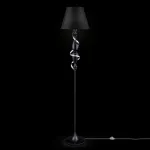 Торшер Maytoni Intreccio ARM010-01-R Цвет арматуры серебро Цвет плафонов черный от ImperiumLoft