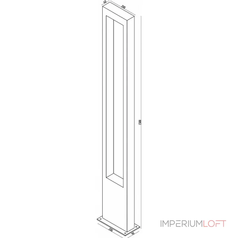 Наземный высокий светильник Maytoni Bonn O425FL-L20GF от ImperiumLoft Наземный высокий светильник Maytoni Bonn O425FL-L20GF от ImperiumLoft