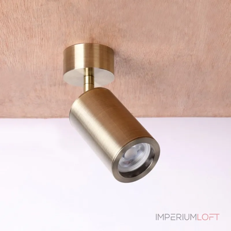 Спот Favourite Angularis 2801-1U Цвет арматуры латунь Цвет плафонов латунь от ImperiumLoft