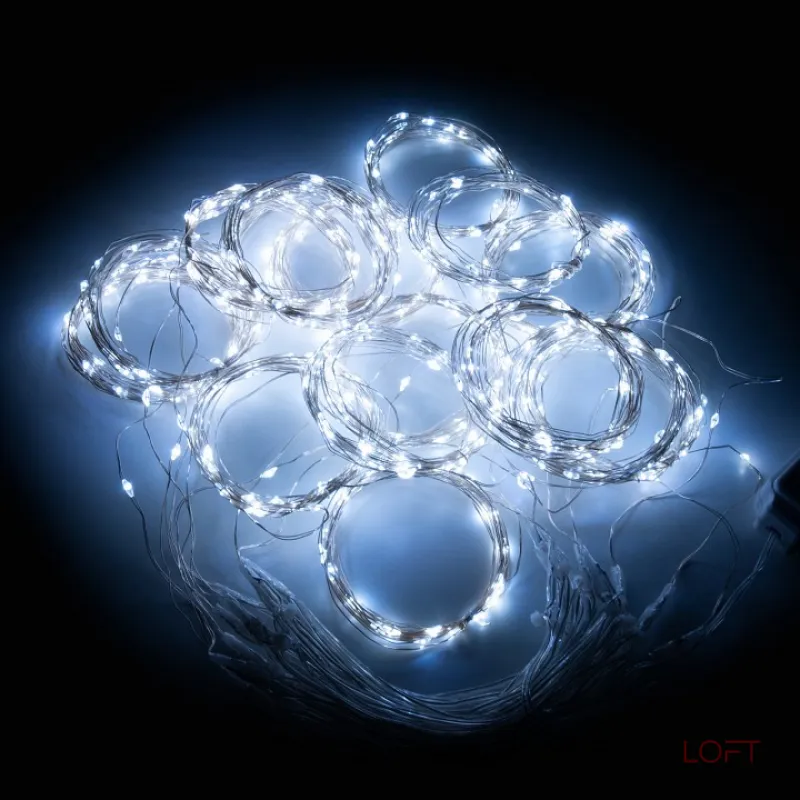 Занавес световой Eurosvet Роса 200-004 белый от ImperiumLoft