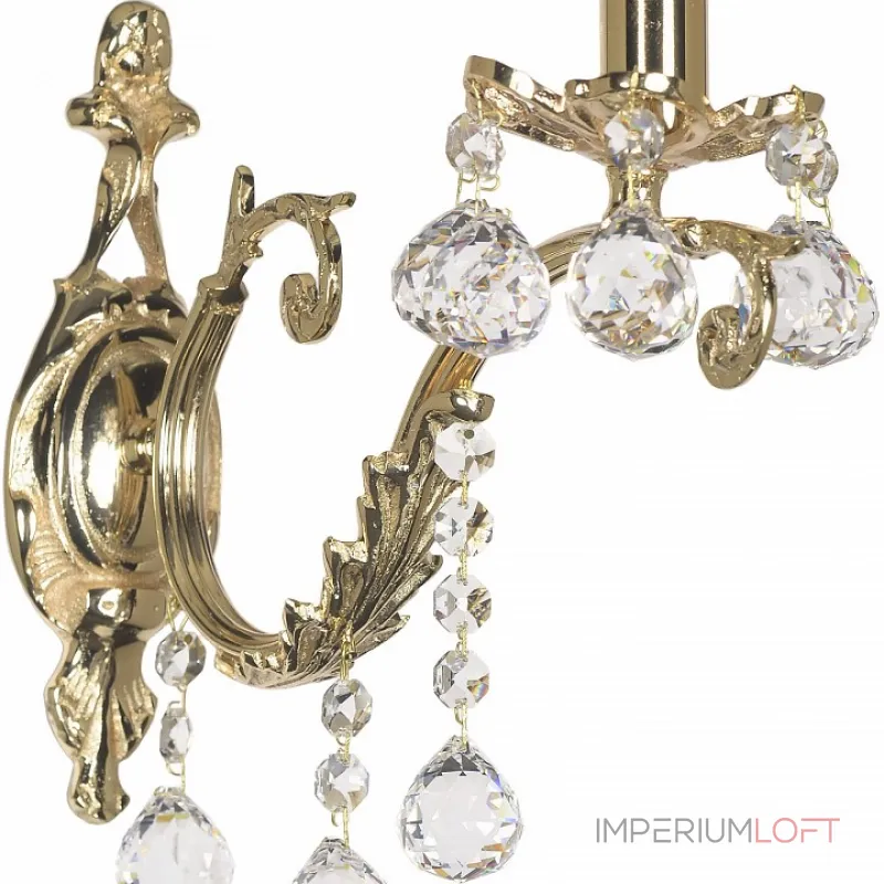 Бра Dio D’Arte Forli Forli E 2.1.1.600 G Цвет плафонов прозрачный Цвет арматуры золото от ImperiumLoft