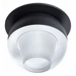 Встраиваемый светильник Arte Lamp Deneb A7249PL-1BK Цвет арматуры Черный Цвет плафонов Серый от ImperiumLoft