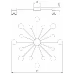 Потолочная люстра 90242/16