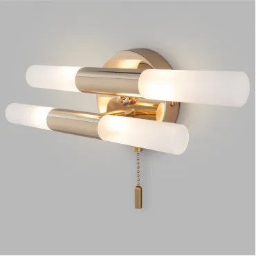 Настенный светильник с акриловыми плафонами 351/4 золото / белый