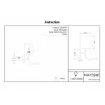 Бра с подсветкой Maytoni Bergamo MOD617WL-01CH Цвет арматуры хром Цвет плафонов кремовый от ImperiumLoft