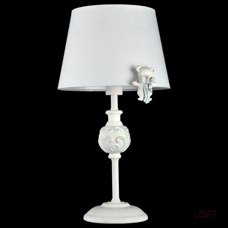 Настольная лампа декоративная Maytoni Laurie ARM033-11-BL Цвет арматуры белый Цвет плафонов белый от ImperiumLoft