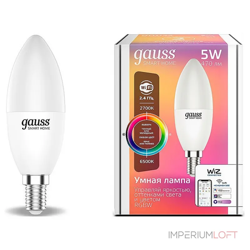Лампа светодиодная Gauss Smart Home 1190112 от ImperiumLoft Лампа светодиодная Gauss Smart Home 1190112 от ImperiumLoft