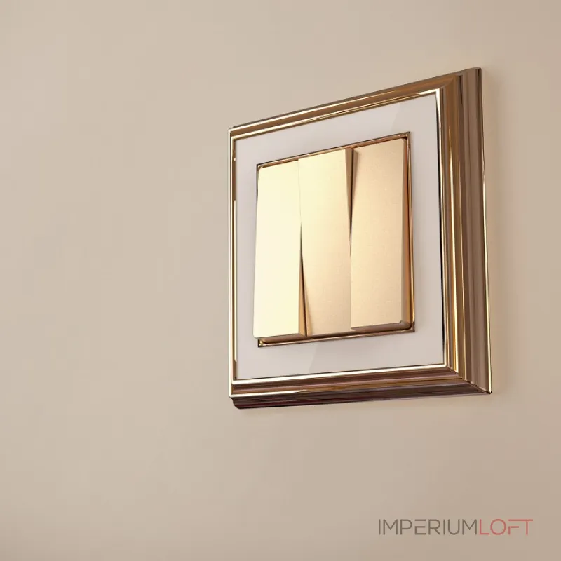 Клавиши для выключателя трехклавишного Werkel шампань W1139011 (шампань) от ImperiumLoft Клавиши для выключателя трехклавишного Werkel шампань W1139011 (шампань) от ImperiumLoft