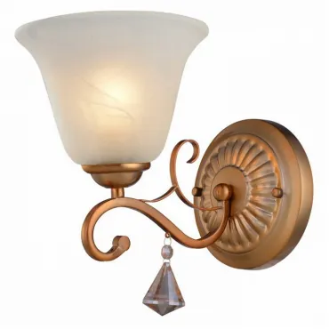 Бра Arte Lamp Cono A8391AP-1PB Цвет арматуры медь Цвет плафонов белый