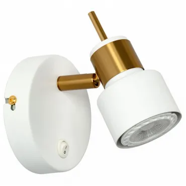 Бра Arte Lamp Almach A1906AP-1WH Цвет плафонов белый Цвет арматуры белый Бра Arte Lamp Almach A1906AP-1WH Цвет плафонов белый Цвет арматуры белый