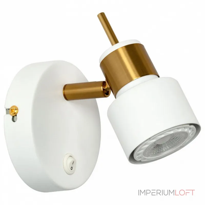 Бра Arte Lamp Almach A1906AP-1WH Цвет плафонов белый Цвет арматуры белый от ImperiumLoft Бра Arte Lamp Almach A1906AP-1WH Цвет плафонов белый Цвет арматуры белый от ImperiumLoft