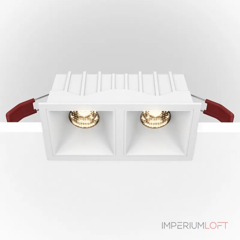 Встраиваемый светильник Maytoni Alfa DL043-02-10W3K-SQ-W от ImperiumLoft