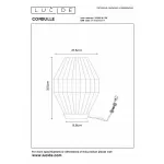 Настольная лампа декоративная Lucide Cordulle 34543/01/36 от ImperiumLoft