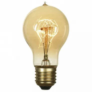 Лампа накаливания Lussole Edisson E27 60Вт 2800K GF-E-719 Лампа накаливания Lussole Edisson E27 60Вт 2800K GF-E-719