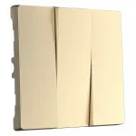 Клавиши для выключателя трехклавишного Werkel шампань W1139011 (шампань) от ImperiumLoft