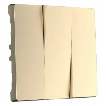 Клавиши для выключателя трехклавишного Werkel шампань W1139011 (шампань) Клавиши для выключателя трехклавишного Werkel шампань W1139011 (шампань)