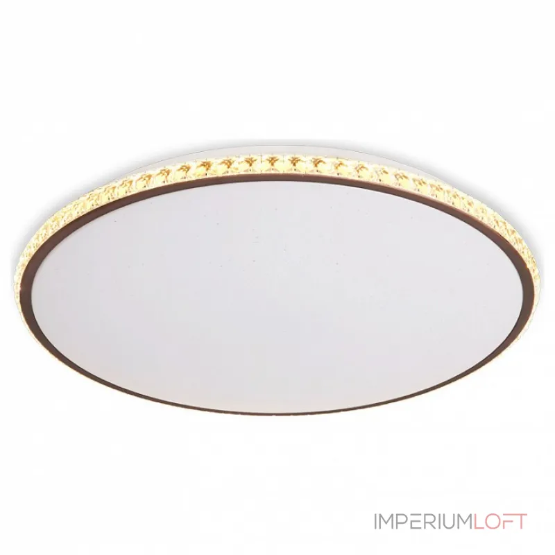 Накладной светильник Ambrella Crystal FF71 цвет арматуры белый цвет плафонов белый от ImperiumLoft