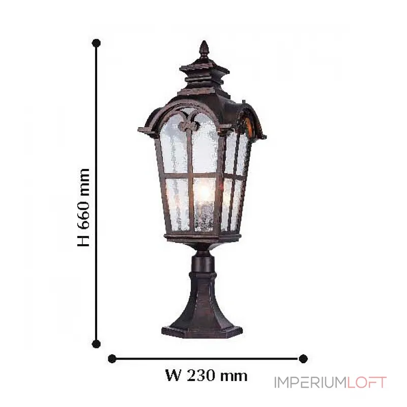 Наземный низкий светильник Favourite Bristol 2036-1T от ImperiumLoft