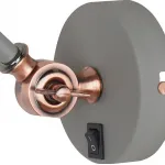 Бра Arte Lamp Braccio A2054AP-1GY Цвет арматуры хром Цвет плафонов хром от ImperiumLoft