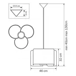 Подвесной светильник Lightstar Pittore 811132