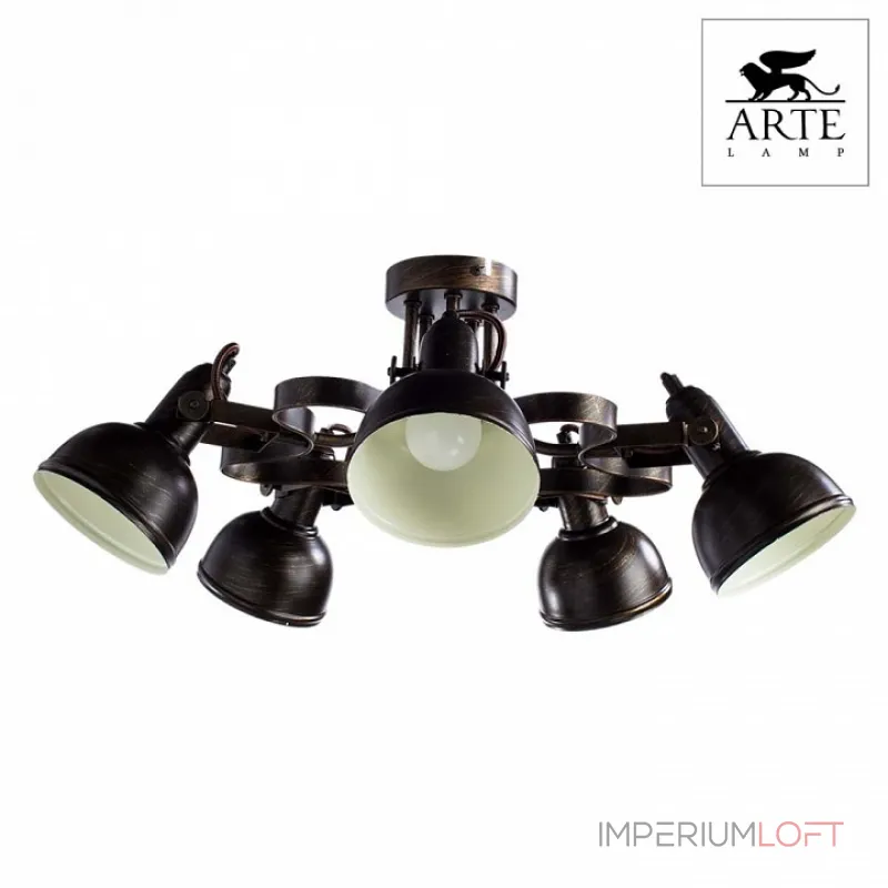 Потолочная люстра Arte Lamp Martin A5216PL-5BR 