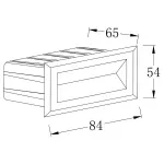 Встраиваемый светильник Maytoni Bosca O045SL-L3W3K от ImperiumLoft