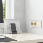 Выключатель одноклавишный с подсветкой без рамки Werkel Айвори матовые W1110162 от ImperiumLoft