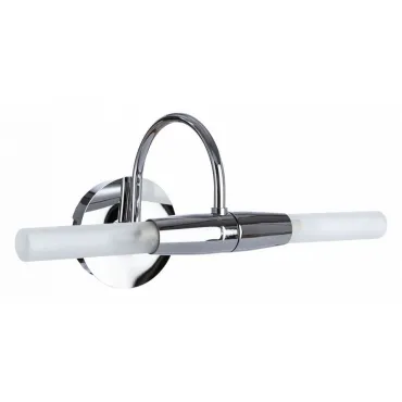 Светильник на штанге Arte Lamp Aqua A1208AP-2CC Цвет арматуры хром Цвет плафонов белый Светильник на штанге Arte Lamp Aqua A1208AP-2CC Цвет арматуры хром Цвет плафонов белый