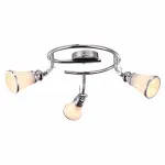 Спот Arte Lamp Vento A9231PL-3CC Цвет арматуры хром Цвет плафонов белый от ImperiumLoft