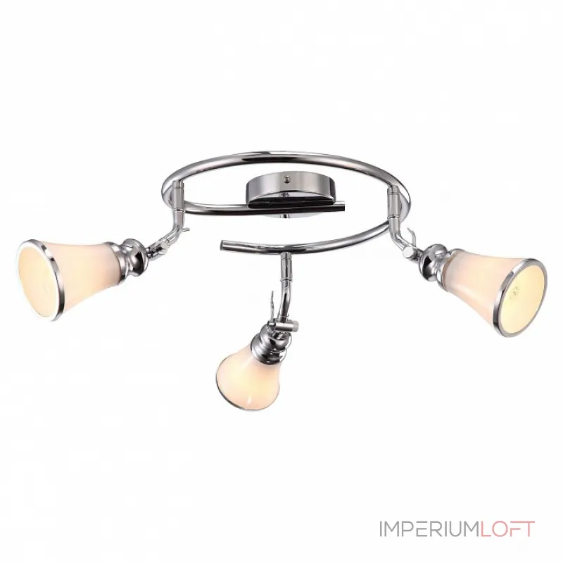 Спот Arte Lamp Vento A9231PL-3CC Цвет арматуры хром Цвет плафонов белый от ImperiumLoft Спот Arte Lamp Vento A9231PL-3CC Цвет арматуры хром Цвет плафонов белый от ImperiumLoft