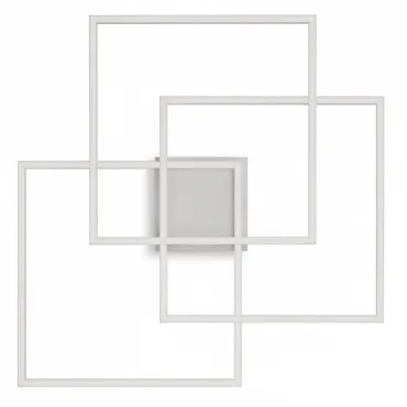 Накладной светильник Ideal Lux Frame FRAME PL QUADRATO BIANCO Цвет плафонов белый