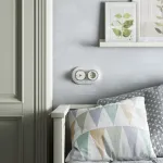 Выключатель двухклавишный с корпусом Werkel Vintage слоновая кость, хром W5822055 от ImperiumLoft