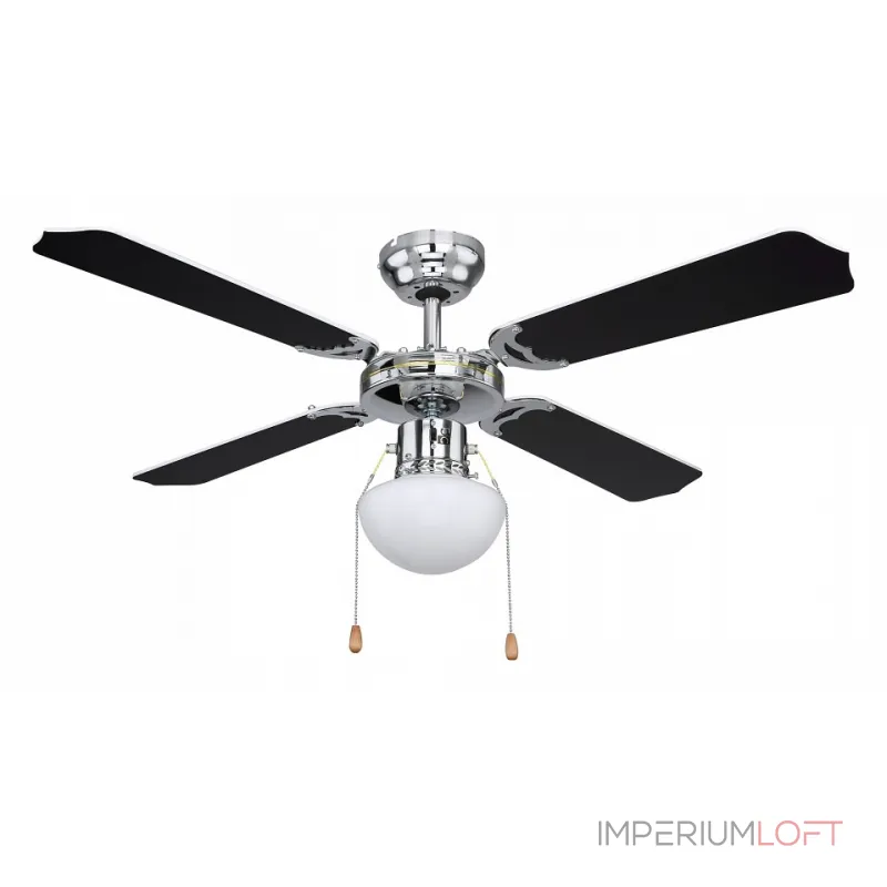 Потолочная люстра с вентилятором Champion 0309CSW Globo