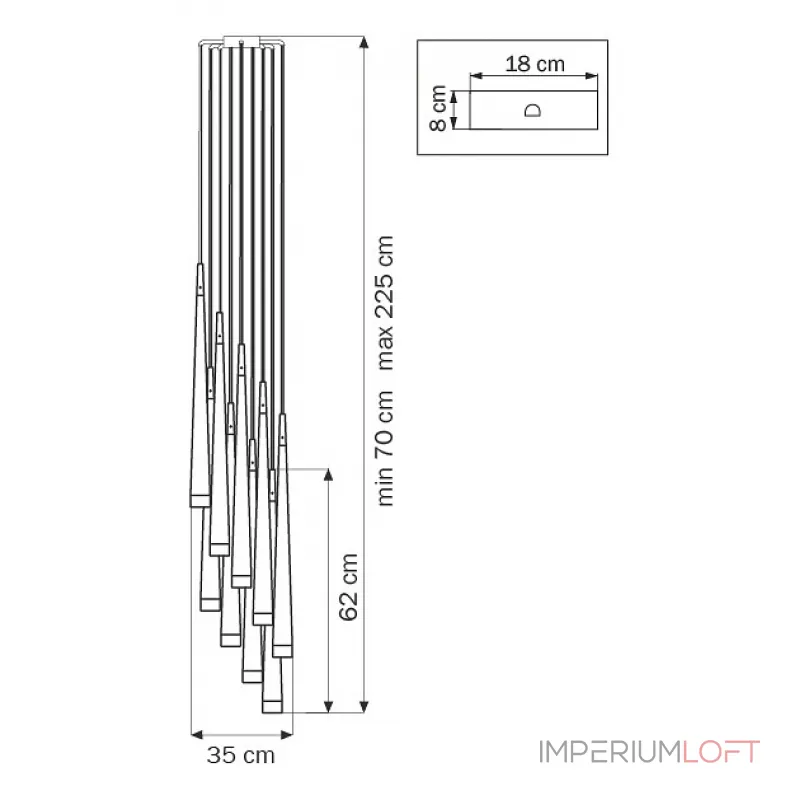 Подвесной светильник Lightstar Punto 807086