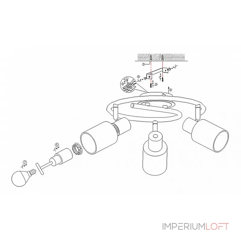 Спот Globo Kati 54913-3 Цвет арматуры хром от ImperiumLoft Спот Globo Kati 54913-3 Цвет арматуры хром от ImperiumLoft