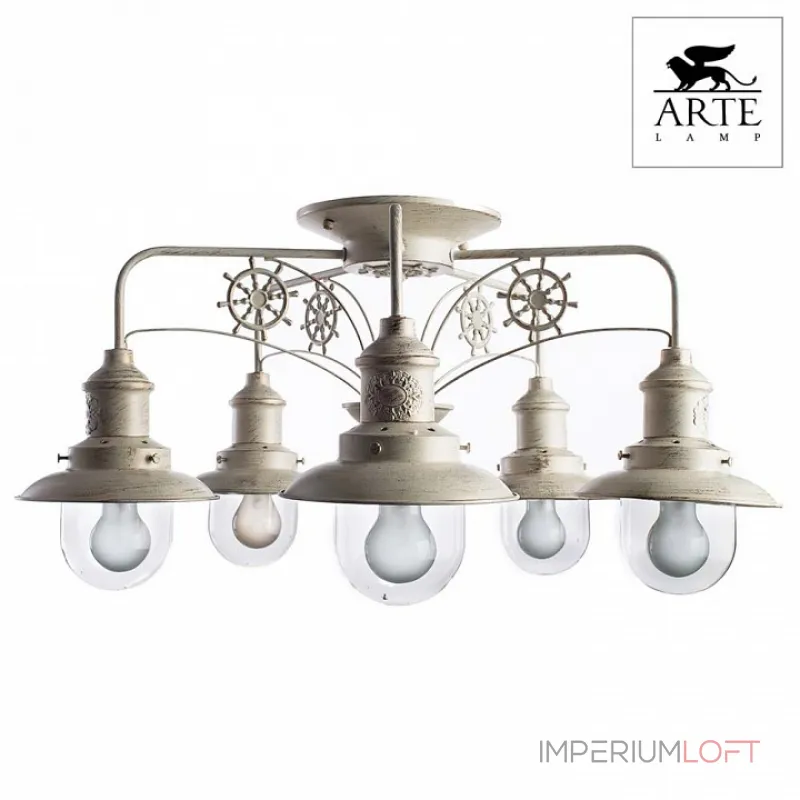 Потолочная люстра Arte Lamp Sailor A4524PL-5WG 