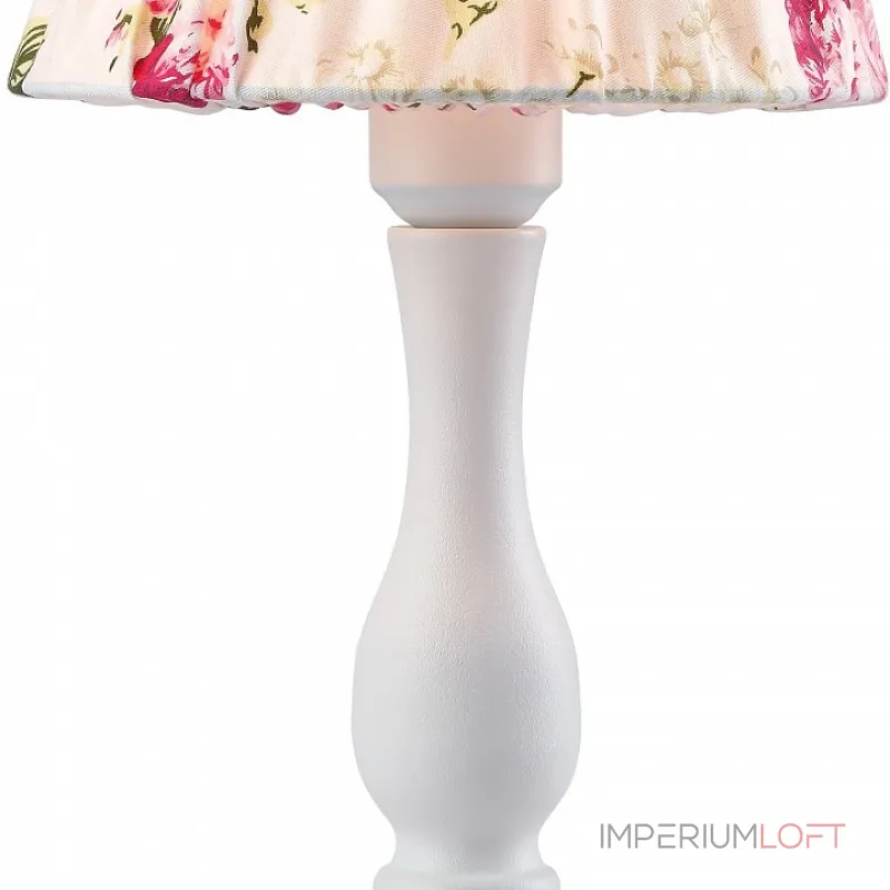 Настольная лампа декоративная Arte Lamp 7021 A7021LT-1WH Цвет арматуры белый Цвет плафонов розовый от ImperiumLoft Настольная лампа декоративная Arte Lamp 7021 A7021LT-1WH Цвет арматуры белый Цвет плафонов розовый от ImperiumLoft