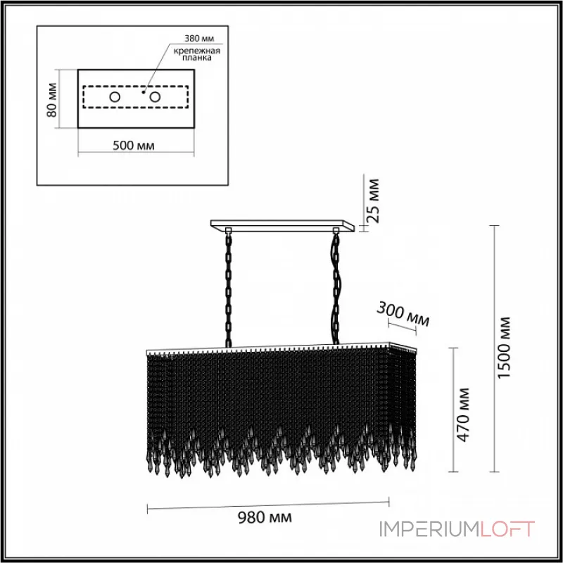 Подвесная люстра Odeon Light Chokka 5028/9A