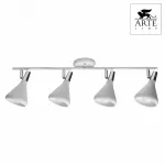 Спот Arte Lamp Ciclone A9154PL-4WH Цвет арматуры хром Цвет плафонов белый от ImperiumLoft