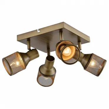 Спот TopLight Silvia TL3750Y-04AB Цвет арматуры бронза Цвет плафонов бронза