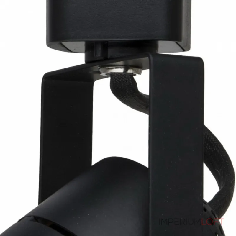 Светильник на штанге Arte Lamp Track Lights A1310PL-1BK Цвет арматуры черный Цвет плафонов черный от ImperiumLoft