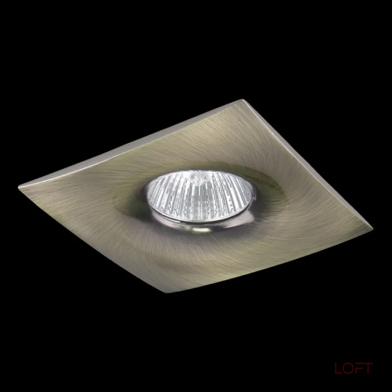 Встраиваемый светильник Lightstar Levigo 010031 Цвет арматуры бронза от ImperiumLoft