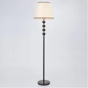 Напольный светильник с тканевым абажуром 01057/1 черный Напольный светильник с тканевым абажуром 01057/1 черный
