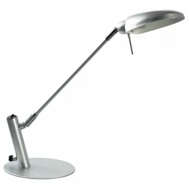 Настольная лампа офисная Lussole Roma LST-4364-01 Цвет арматуры серый Цвет плафонов серый
