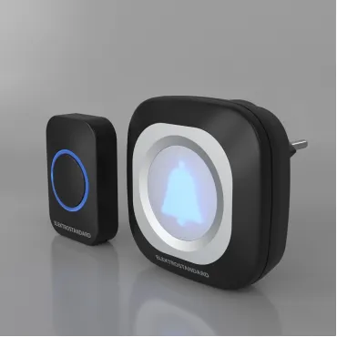 Звонок беспроводной Elektrostandard DBQ25M a047174 Цвет арматуры черный Цвет плафонов белый